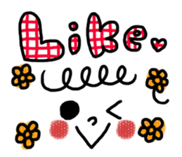 KAWAII Emoticon Sticker sticker #863274