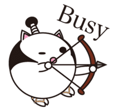 Samurai cat for english sticker #863294