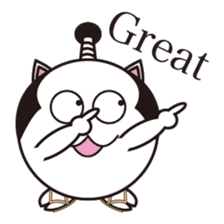 Samurai cat for english sticker #863308