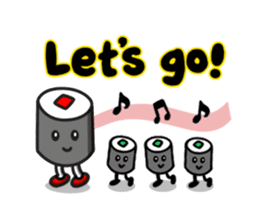 SUSHI BOY & SUSHI GIRL (English version) sticker #863466