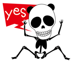 Stylish skulls sticker #863641