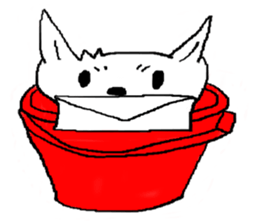 bucket dog sticker #863868