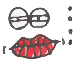 Fat lip sticker #864480