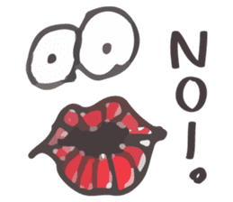 Fat lip sticker #864490