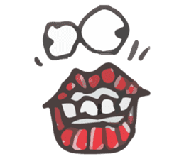 Fat lip sticker #864496