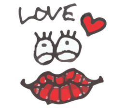 Fat lip sticker #864500