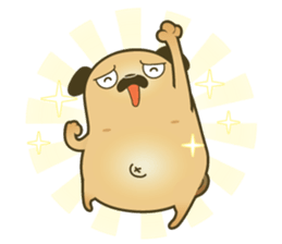 PUG U TWO sticker #864686