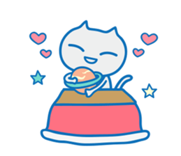 Dreaming Cat of Space sticker #864852