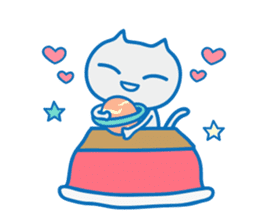 Dreaming Cat of Space sticker #864852