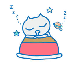 Dreaming Cat of Space sticker #864854