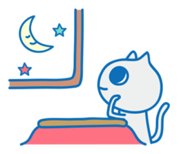 Dreaming Cat of Space sticker #864858