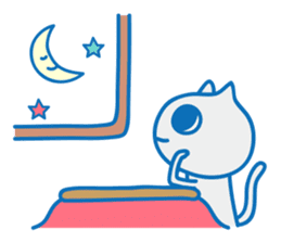 Dreaming Cat of Space sticker #864858