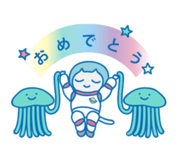 Dreaming Cat of Space sticker #864868