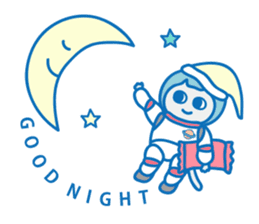 Dreaming Cat of Space sticker #864869