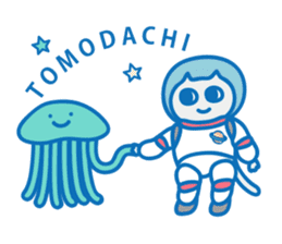 Dreaming Cat of Space sticker #864871