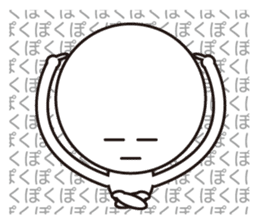 big head man 2 (circle face) sticker #865580