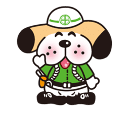 CHUO-SOGYO,Mascot character "KANCHI" sticker #865879