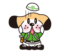 CHUO-SOGYO,Mascot character "KANCHI" sticker #865900