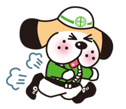 CHUO-SOGYO,Mascot character "KANCHI" sticker #865902