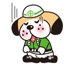 CHUO-SOGYO,Mascot character "KANCHI" sticker #865904