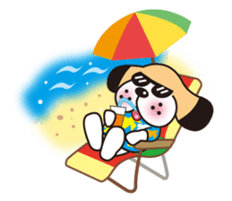 CHUO-SOGYO,Mascot character "KANCHI" sticker #865911