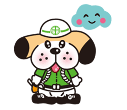 CHUO-SOGYO,Mascot character "KANCHI" sticker #865916