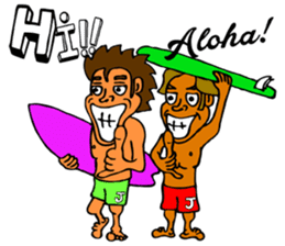 Surfers, Shin & Yuki sticker #865980