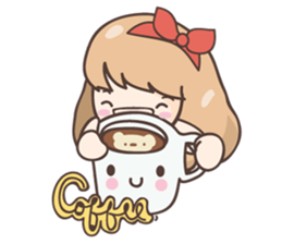 Ribbon and her cats sticker #866922