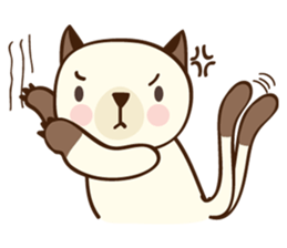 Ribbon and her cats sticker #866924