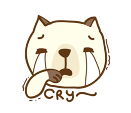 Ribbon and her cats sticker #866956