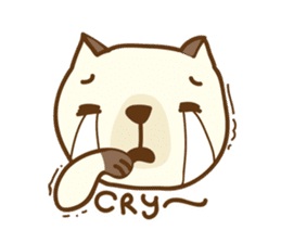 Ribbon and her cats sticker #866956