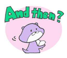 Chatty otter sticker #867525