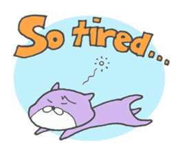 Chatty otter sticker #867526