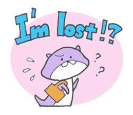 Chatty otter sticker #867529