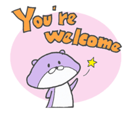 Chatty otter sticker #867532