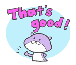 Chatty otter sticker #867536