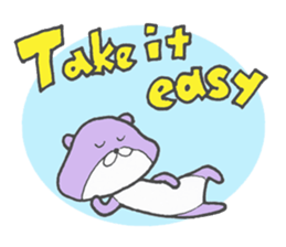 Chatty otter sticker #867540