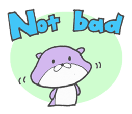 Chatty otter sticker #867541