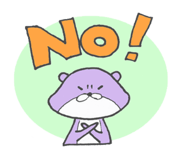 Chatty otter sticker #867544