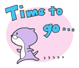 Chatty otter sticker #867547