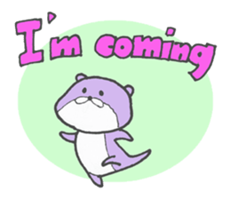 Chatty otter sticker #867548