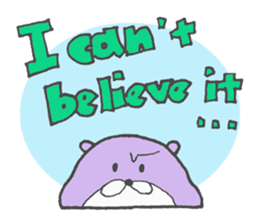 Chatty otter sticker #867549