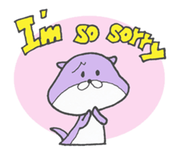 Chatty otter sticker #867552