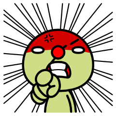 Red nose and one eyebrow brother