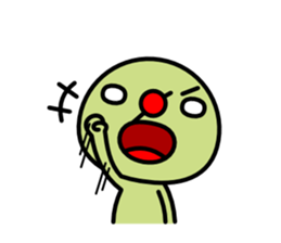 Red nose and one eyebrow brother sticker #867599