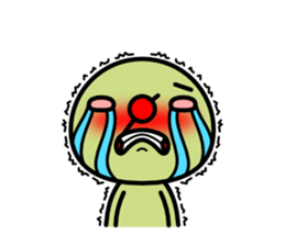 Red nose and one eyebrow brother sticker #867601