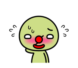 Red nose and one eyebrow brother sticker #867612