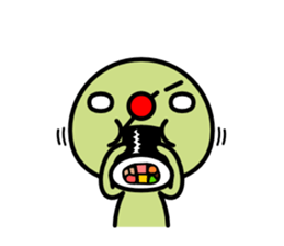 Red nose and one eyebrow brother sticker #867614