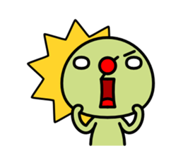 Red nose and one eyebrow brother sticker #867616