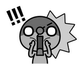 Red nose and one eyebrow brother sticker #867618